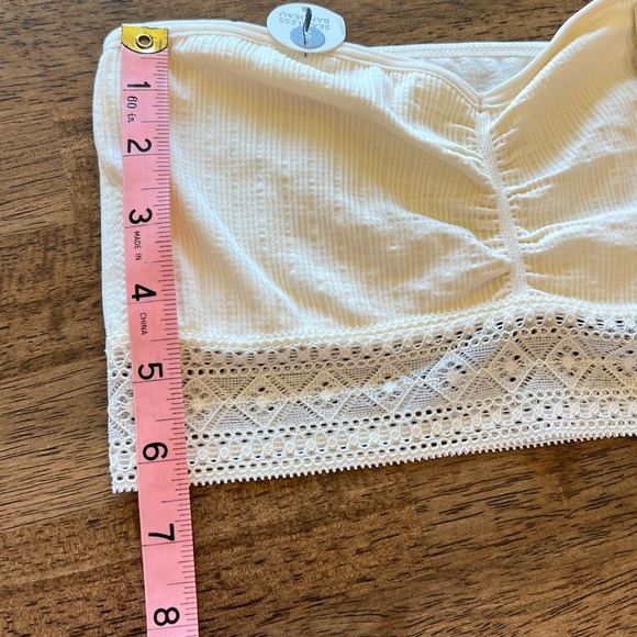 Lucky Brand Cream Lace Bandeau Bra NWT - Picture 8 of 9